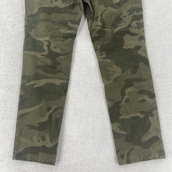 Old Navy Pants Mens 29X30 Green Camouflage Print Ultimate Slim Straight Leg Camo - Picture 5 of 15